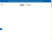 Tablet Screenshot of hippo-versicherungsvermittlung.com